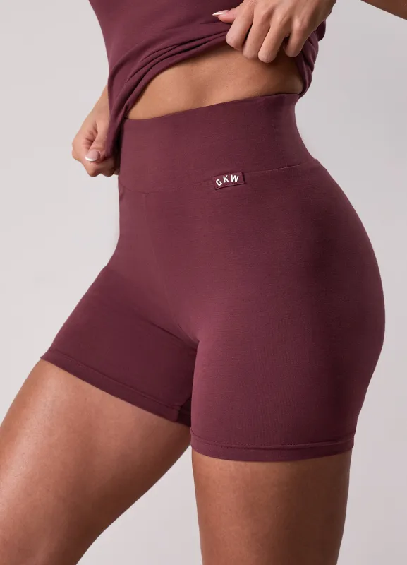 Gym King Plush Jersey Short - Burgundy sold by The Gym King