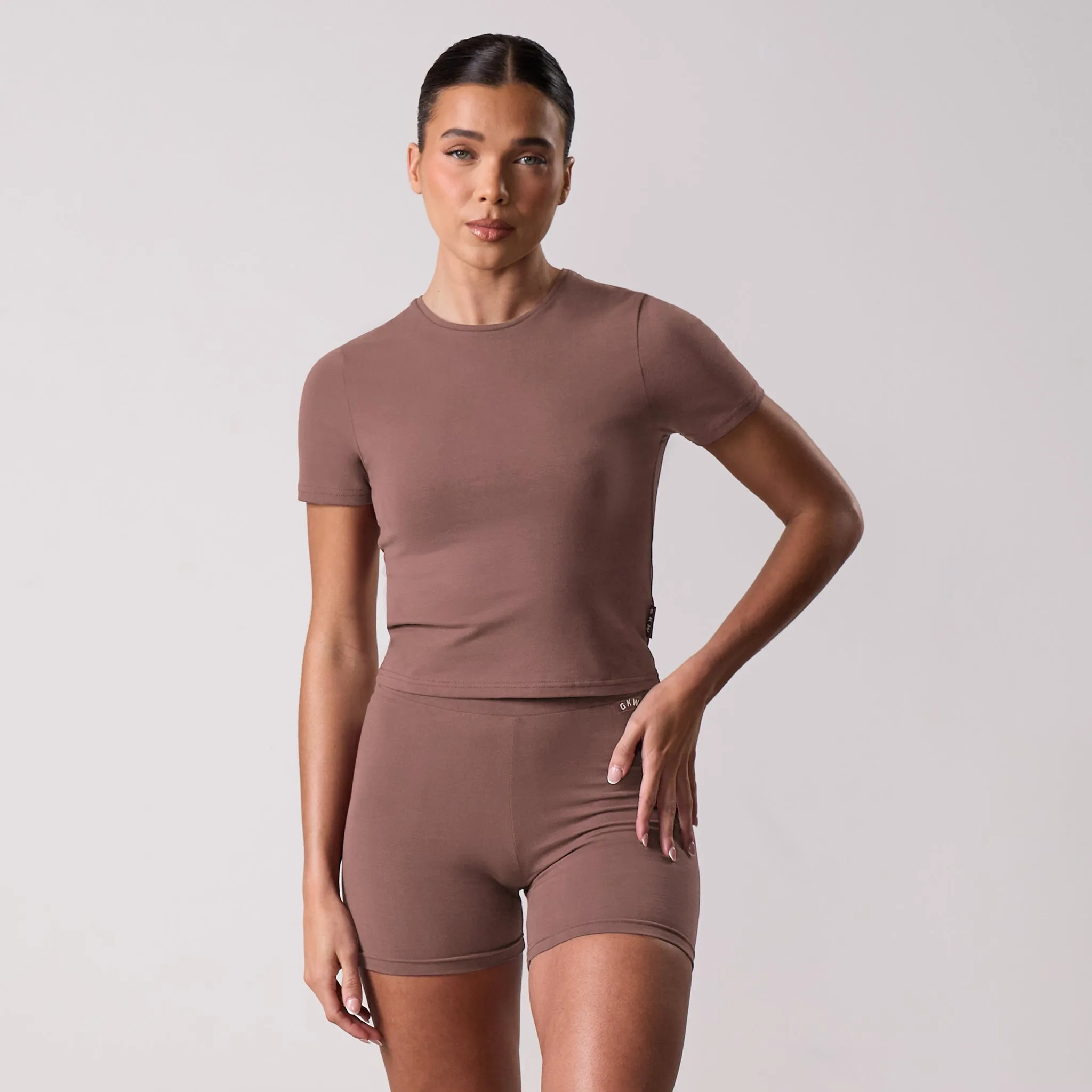 Gym King Plush Short Sleeve Tee - Fawn sold by The Gym King product image thumbnail 2