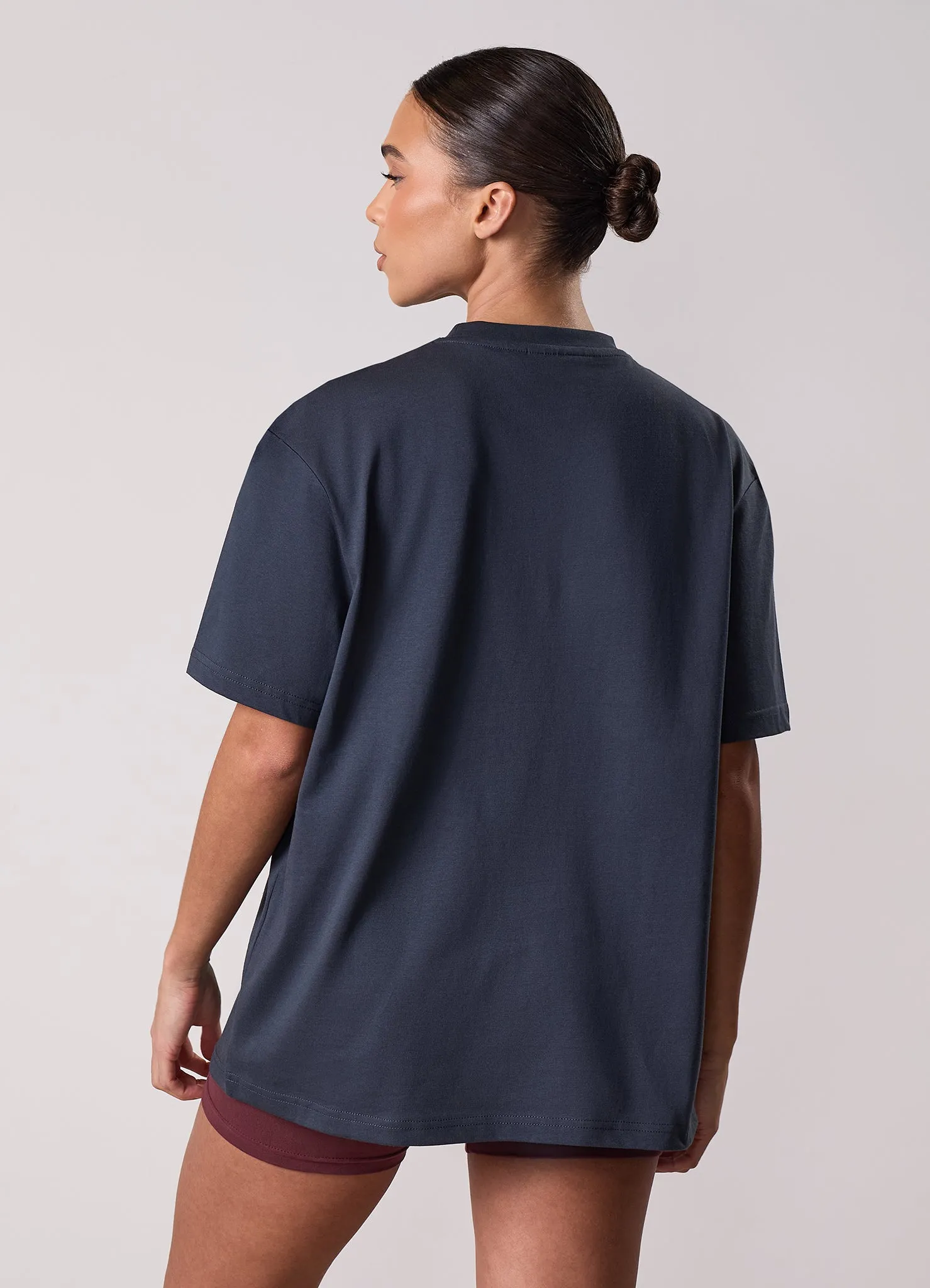 Gym King Compose Jersey Boyfriend Tee - Midnight Blue sold by The Gym King product image thumbnail 3