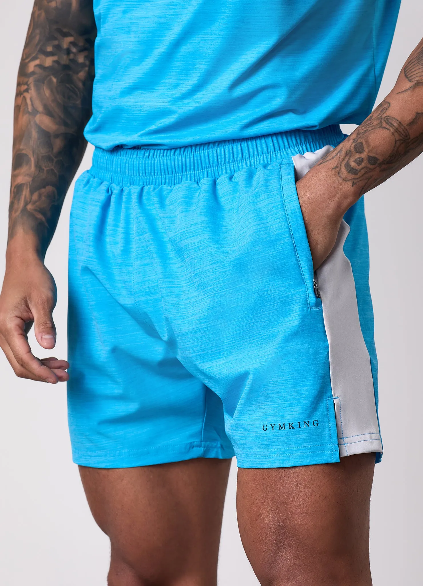 Gym King Vision Short - Portofino Blue sold by The Gym King