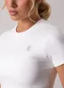 Gym King 365 Built-In Bra Tee - White sold by The Gym King