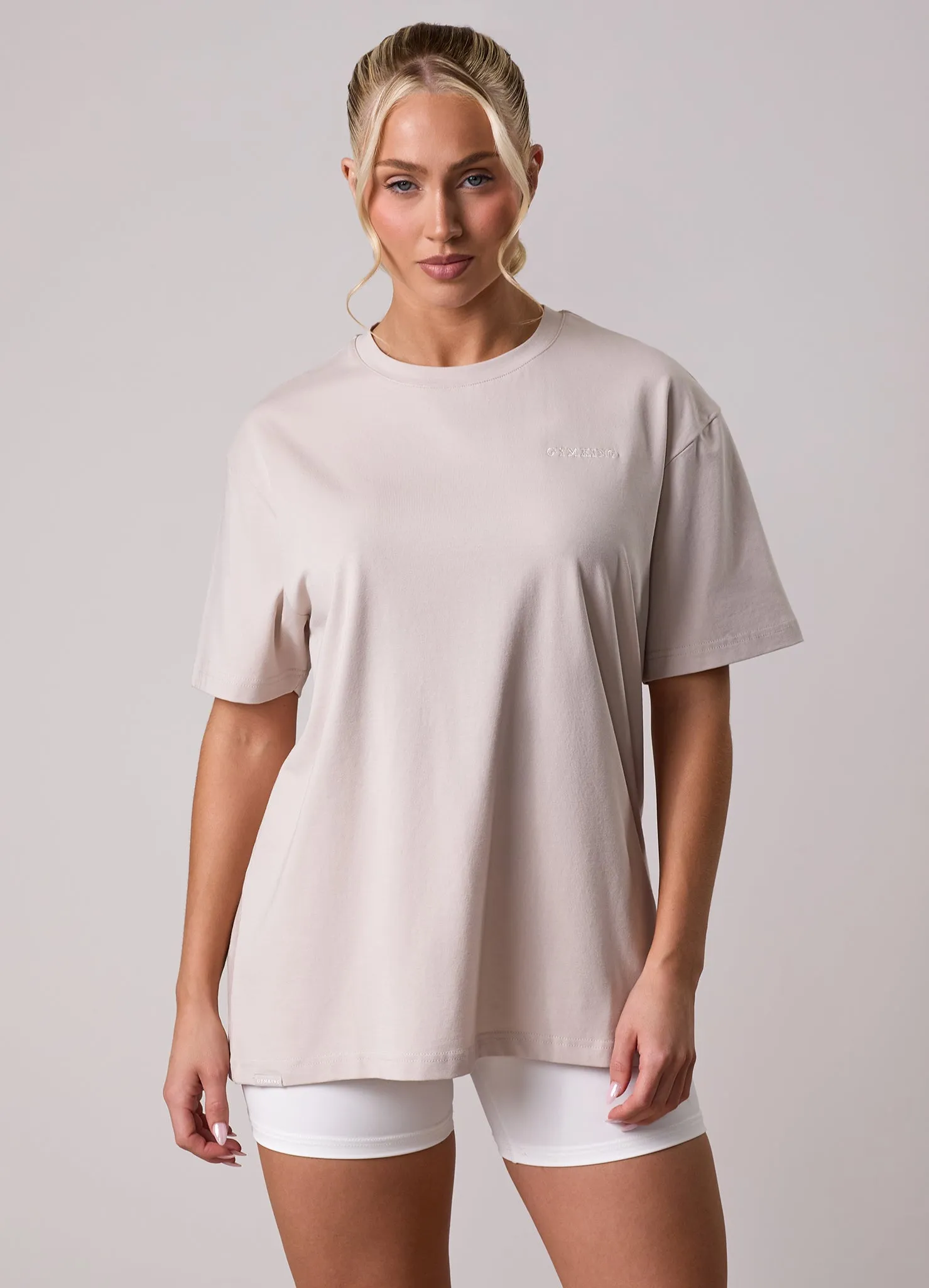 Gym King 365 Boyfriend Jersey Tee - Pebble sold by The Gym King product image thumbnail 5