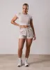 Gym King 365 Crop Jersey Tee - Pebble sold by The Gym King