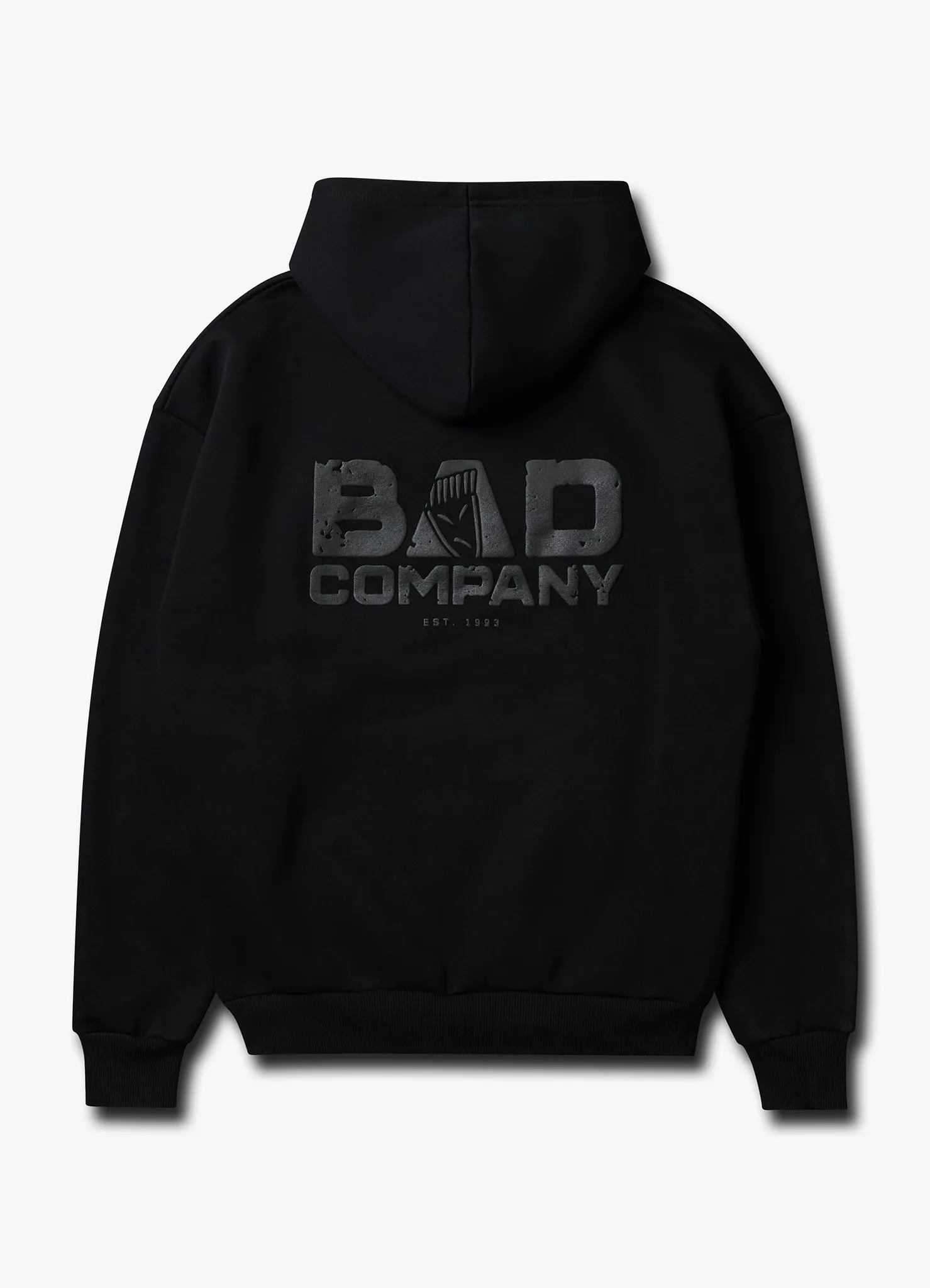 Gym King Bad Company Fleece Hood - Black/Black sold by The Gym King product image thumbnail 3