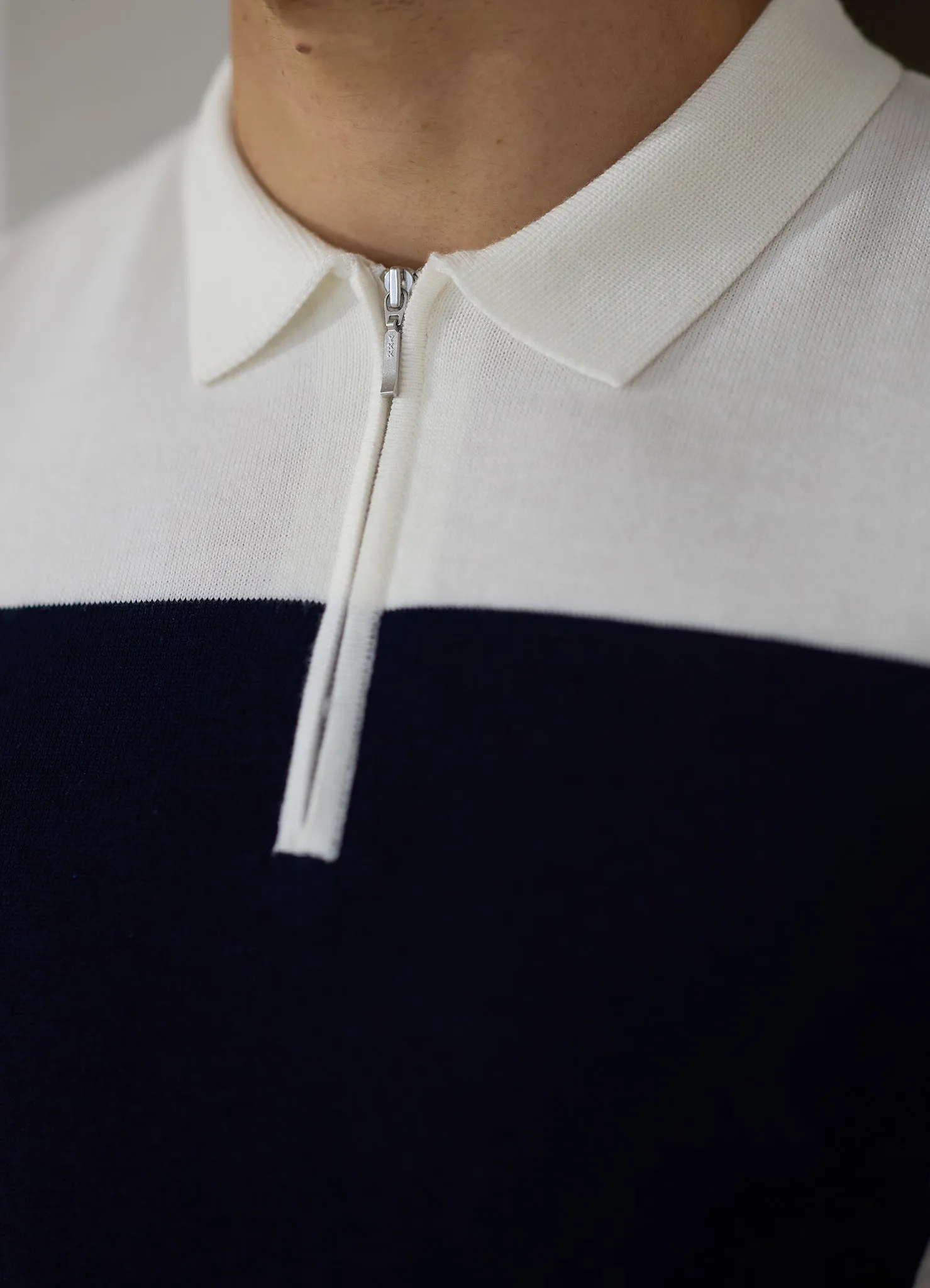 Gym King Signature Colour Block Polo - Navy sold by The Gym King product image thumbnail 5