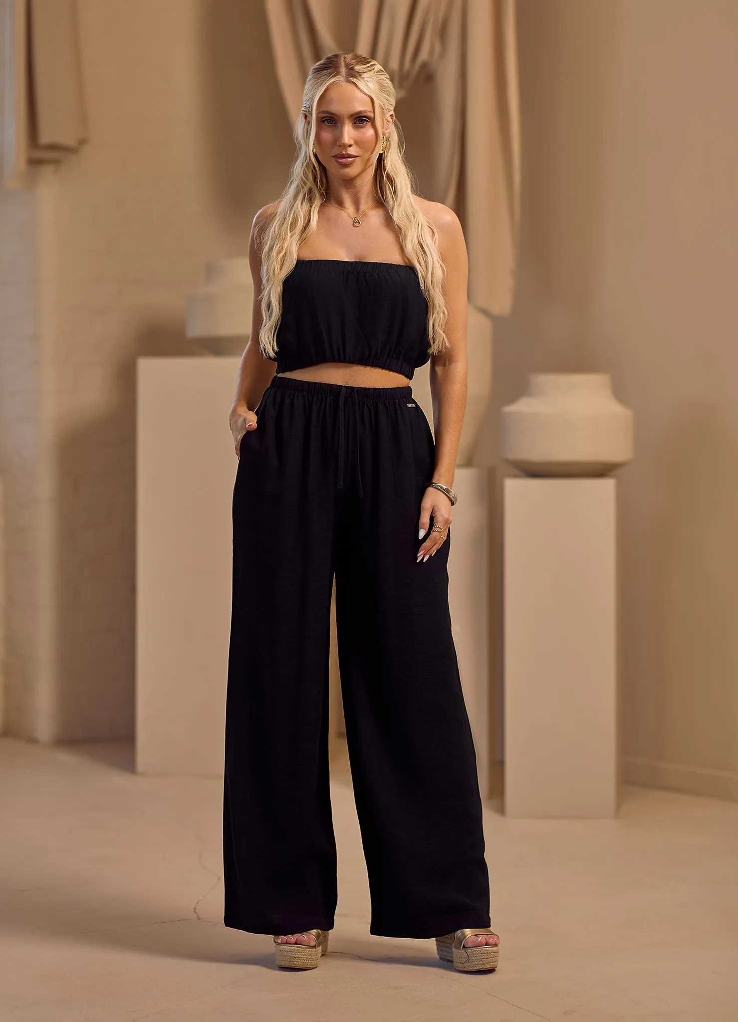 Gym King Signature Woven Trousers - Black sold by The Gym King product image thumbnail 3