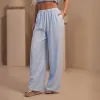 Gym King Signature Woven Trousers Petite - Fresh Blue sold by The Gym King