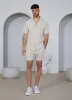 Gym King Signature Woven Texture Short - Clay sold by The Gym King