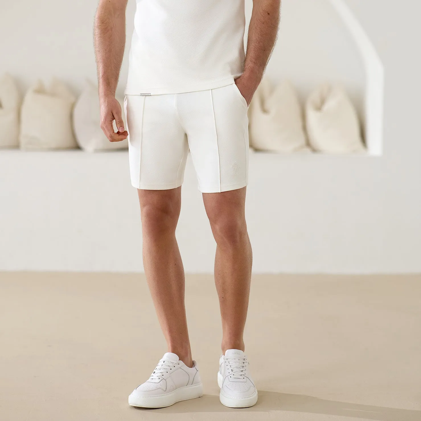 Gym King Portals Texture Short - Cream sold by The Gym King product image thumbnail 2