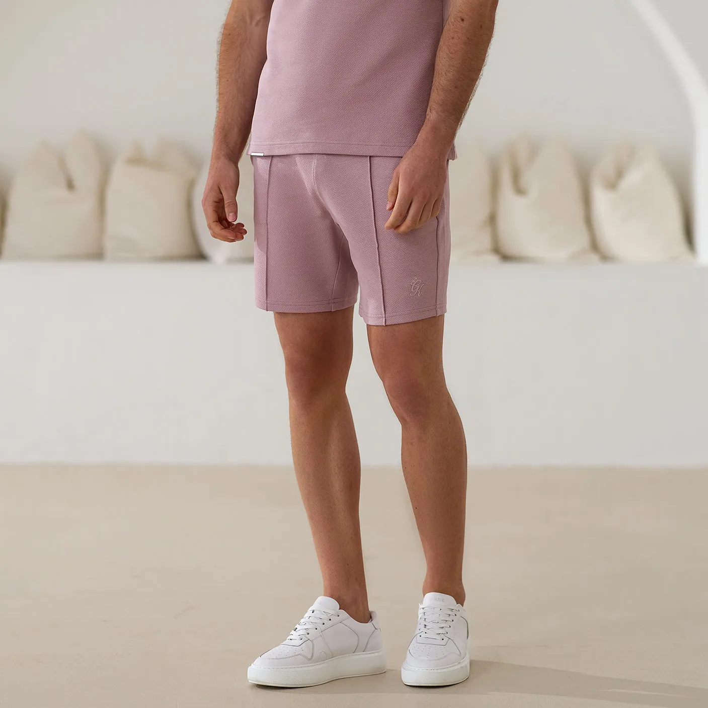 Gym King Portals Texture Short - Dusky Pink sold by The Gym King product image thumbnail 2