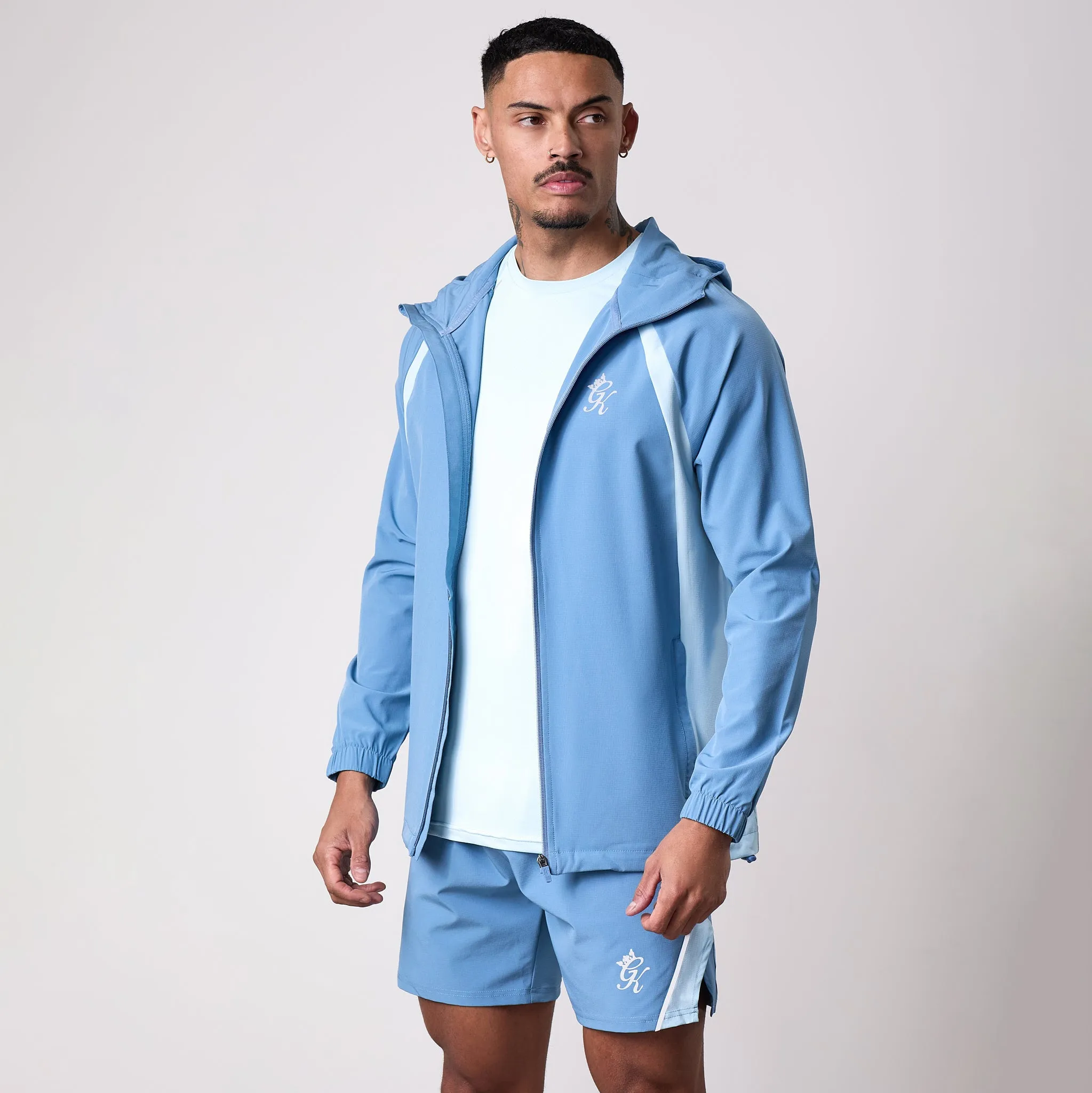 Gym King Flex 2.0 Woven Hood - Iced Aqua/Coastal Blue sold by The Gym King product image thumbnail 2