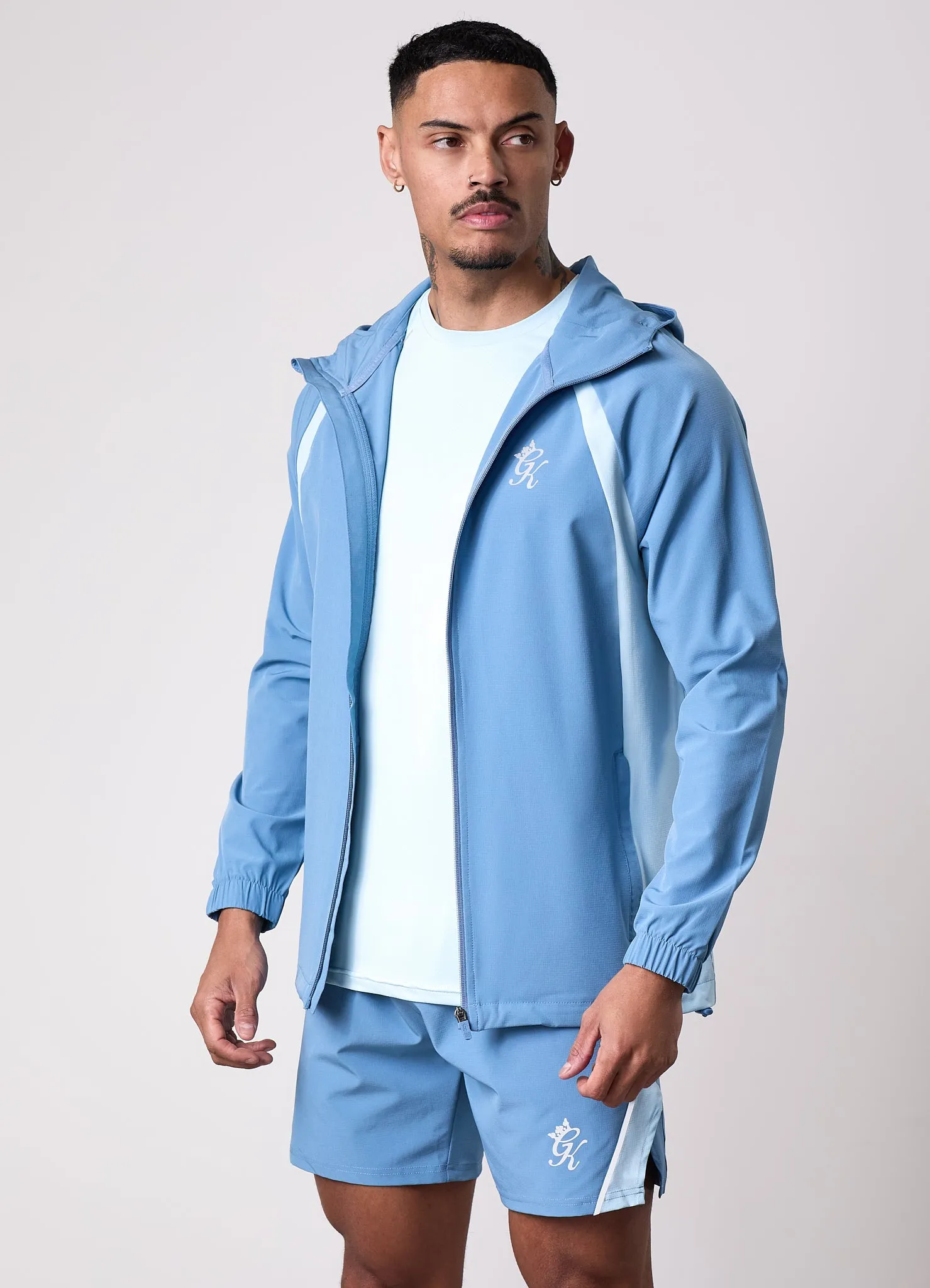 Gym King Flex 2.0 Woven Hood - Iced Aqua/Coastal Blue sold by The Gym King