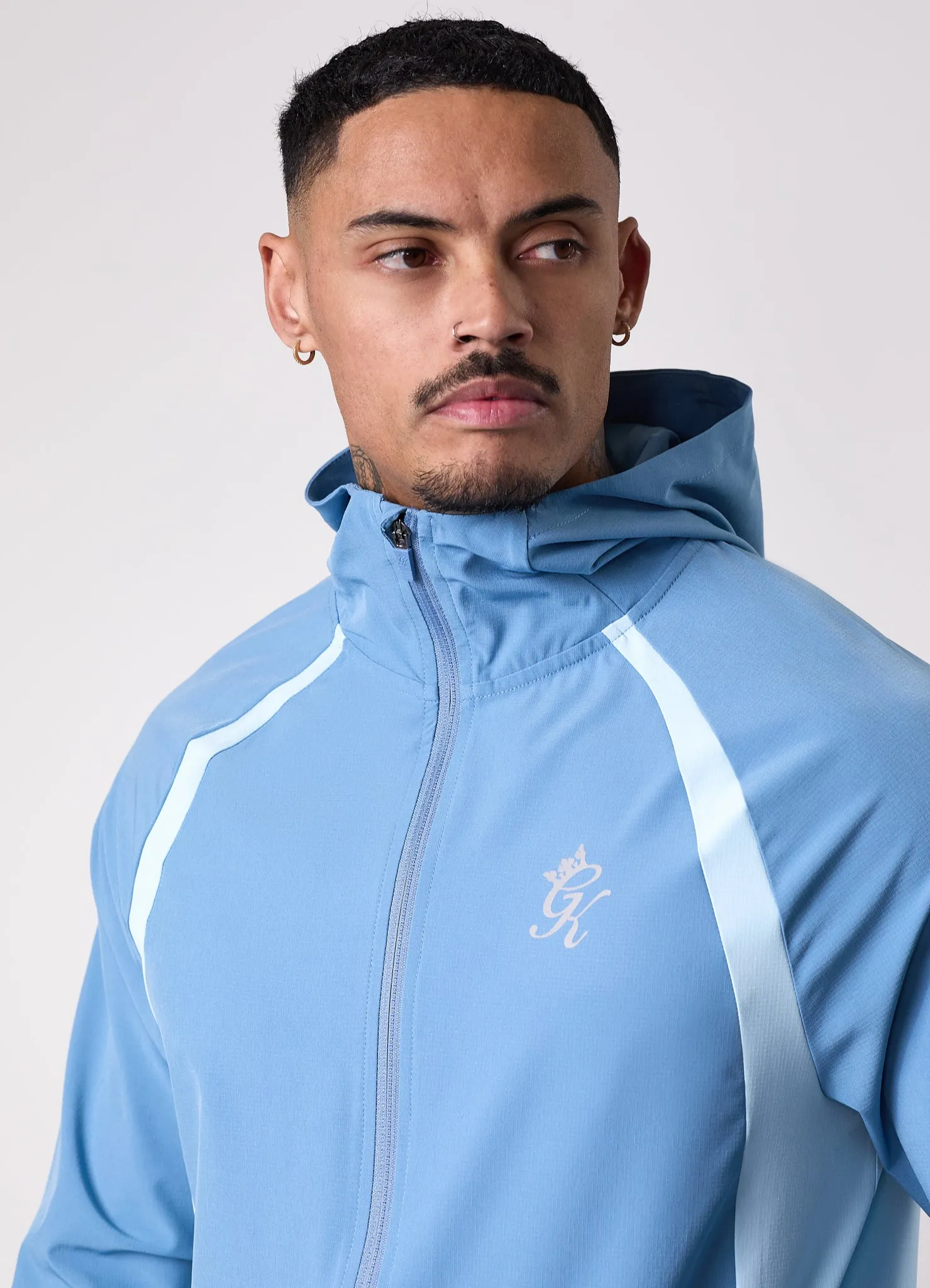 Gym King Flex 2.0 Woven Hood - Iced Aqua/Coastal Blue sold by The Gym King product image thumbnail 4