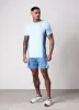 Gym King Flex 2.0 Tee - Iced Aqua/Coastal Blue sold by The Gym King