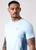 Gym King Flex 2.0 Tee - Iced Aqua/Coastal Blue sold by The Gym King