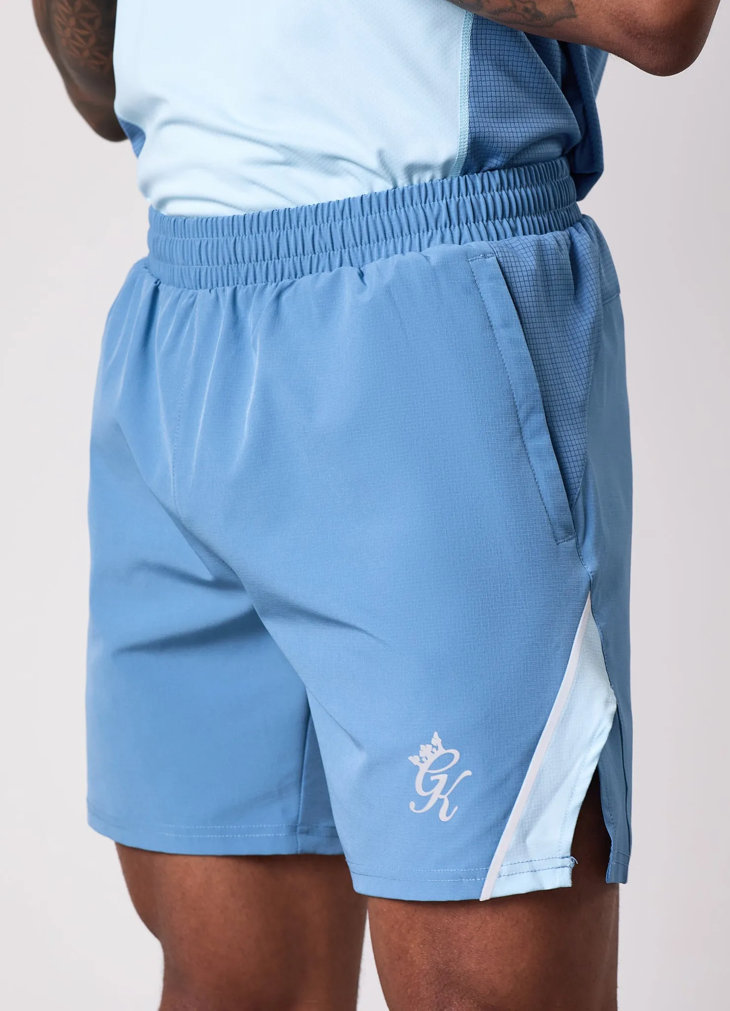Gym King Flex 2.0 Short - Iced Aqua/Coastal Blue sold by The Gym King product image thumbnail 5