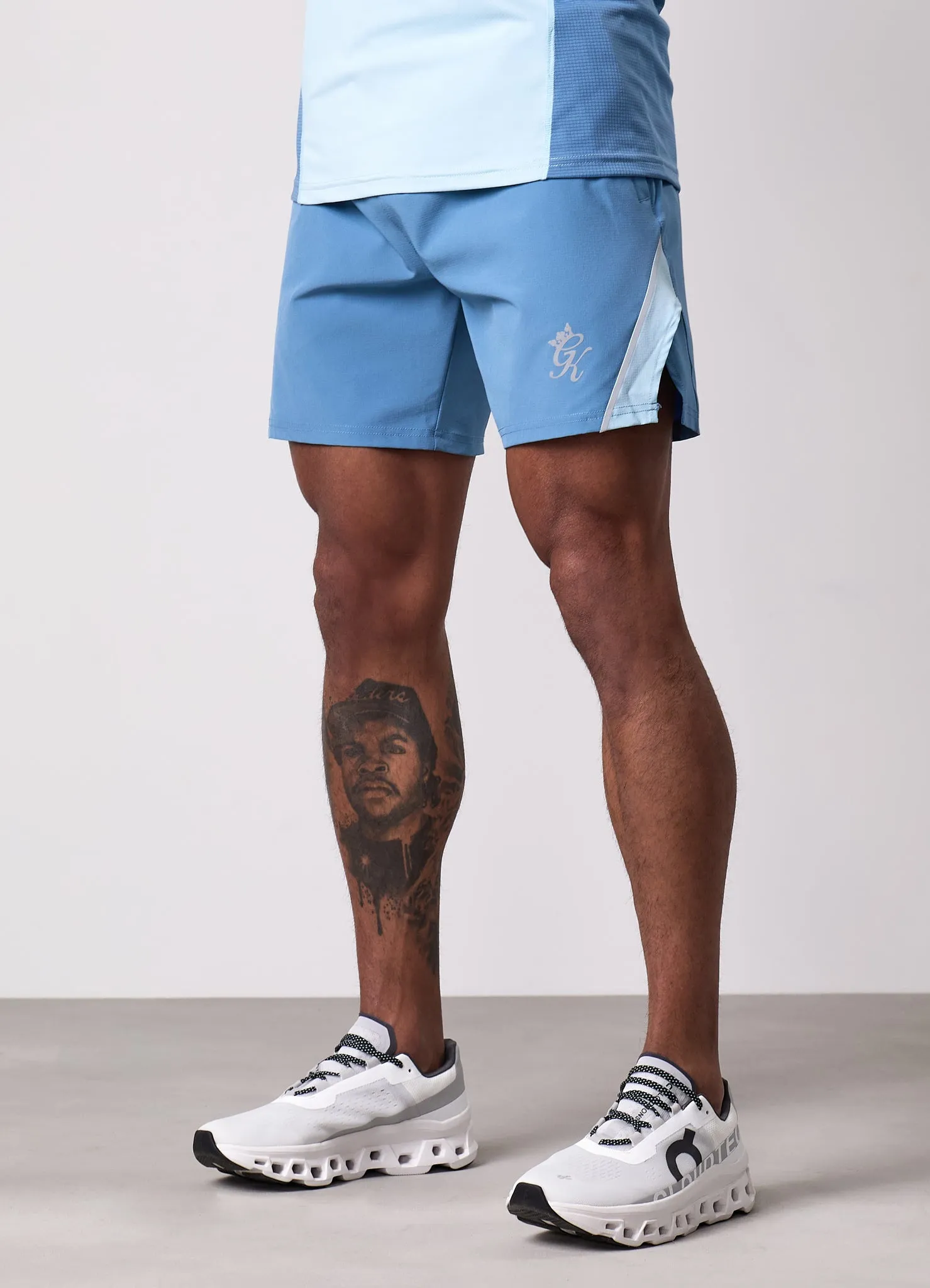 Gym King Flex 2.0 Short - Iced Aqua/Coastal Blue sold by The Gym King