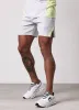 Gym King Flex 2.0 Short - Light Grey/Sherbet Lime sold by The Gym King