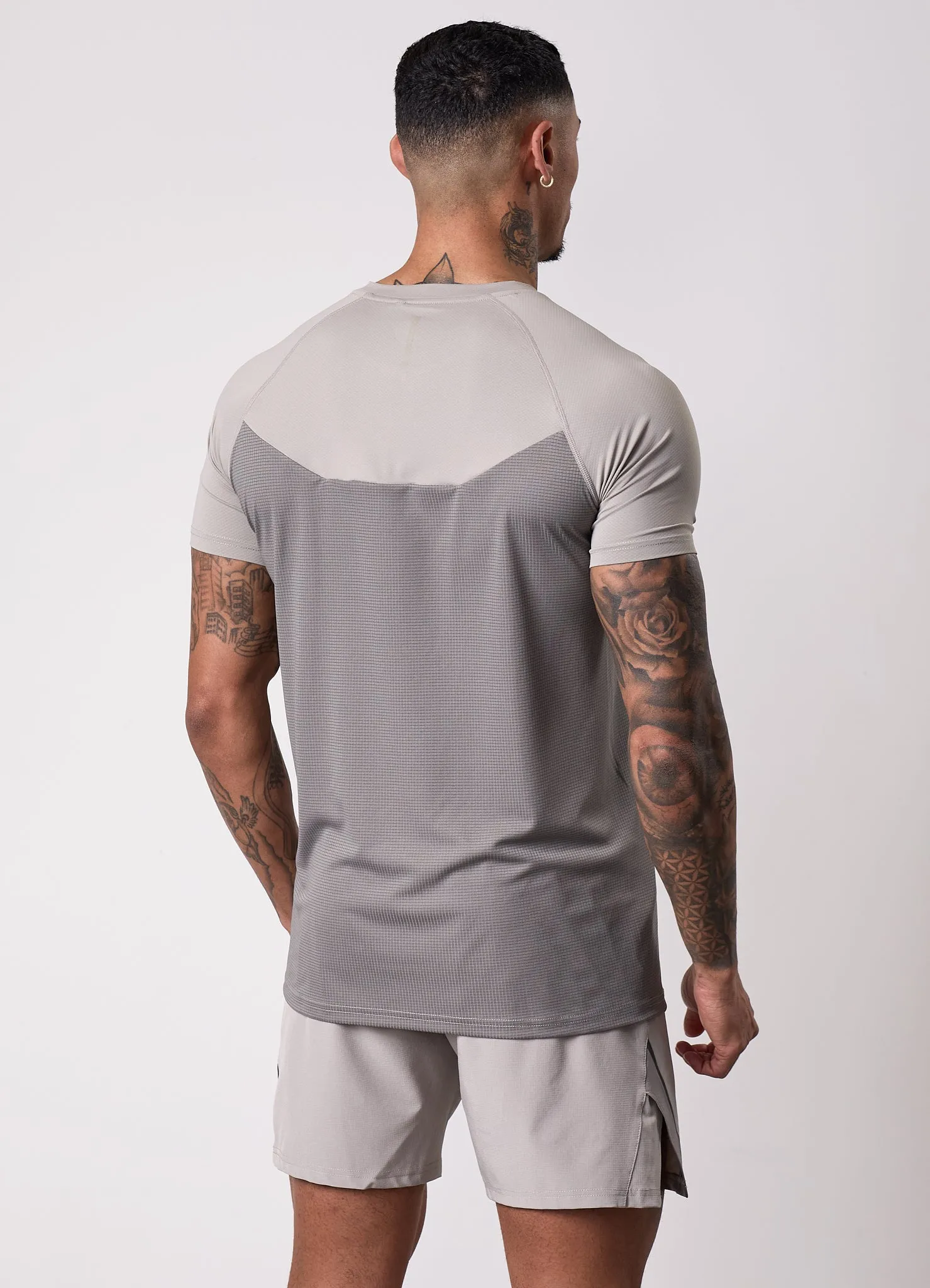 Gym King Flex 2.0 Tee - Storm Grey/Taupe sold by The Gym King product image thumbnail 3