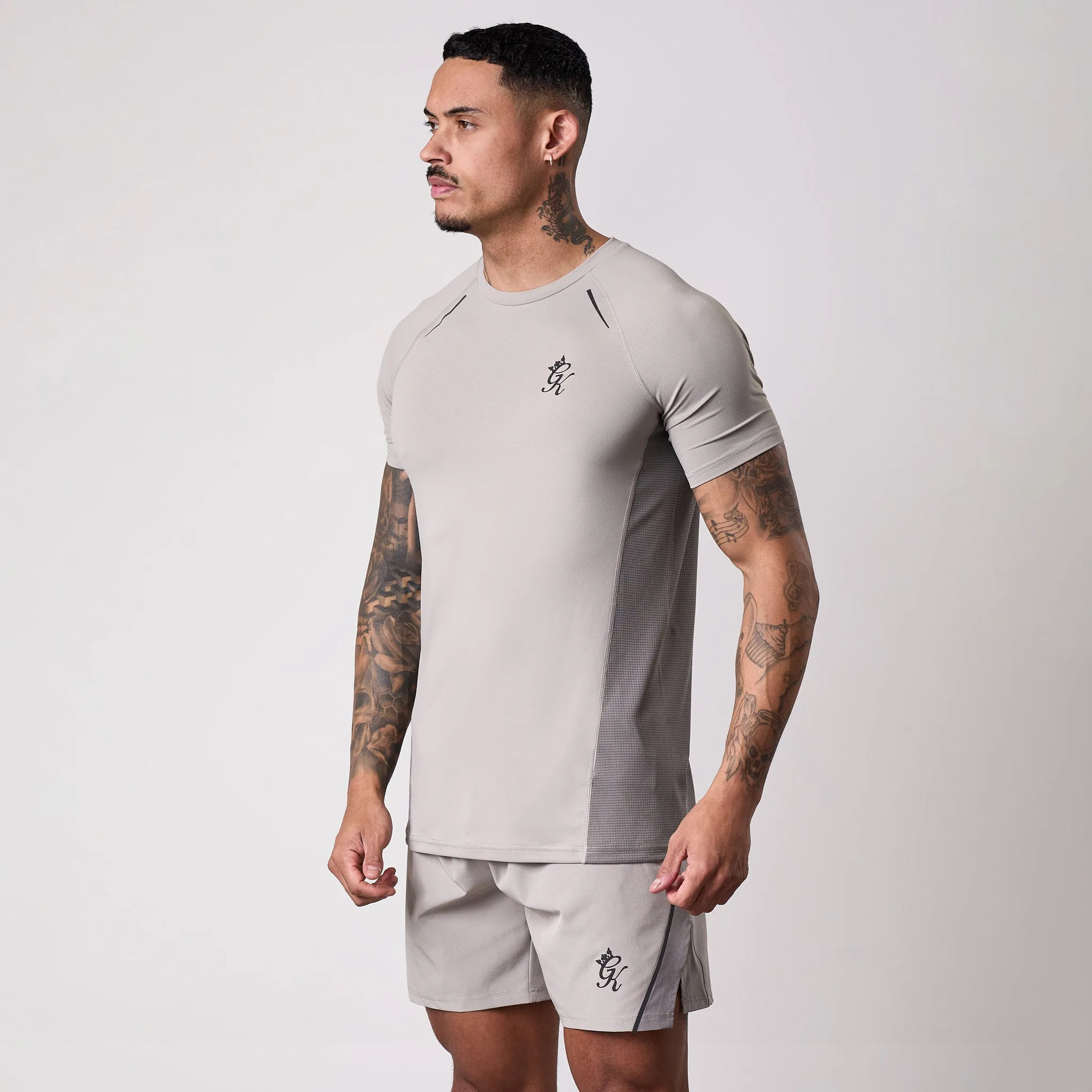 Gym King Flex 2.0 Tee - Storm Grey/Taupe sold by The Gym King product image thumbnail 2