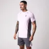 Gym King Flex 2.0 Tee - Dusky Lilac/Graphite sold by The Gym King