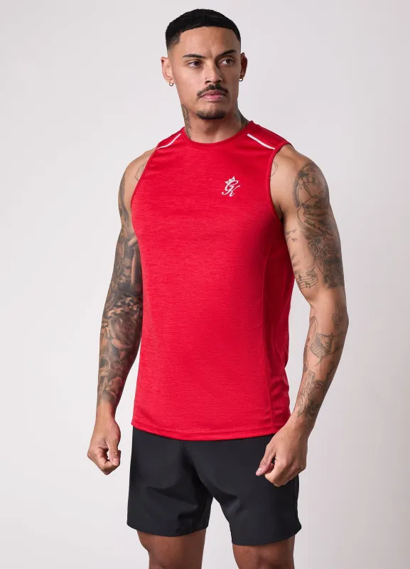 Gym King Element Vest - Pepper Red Marl sold by The Gym King