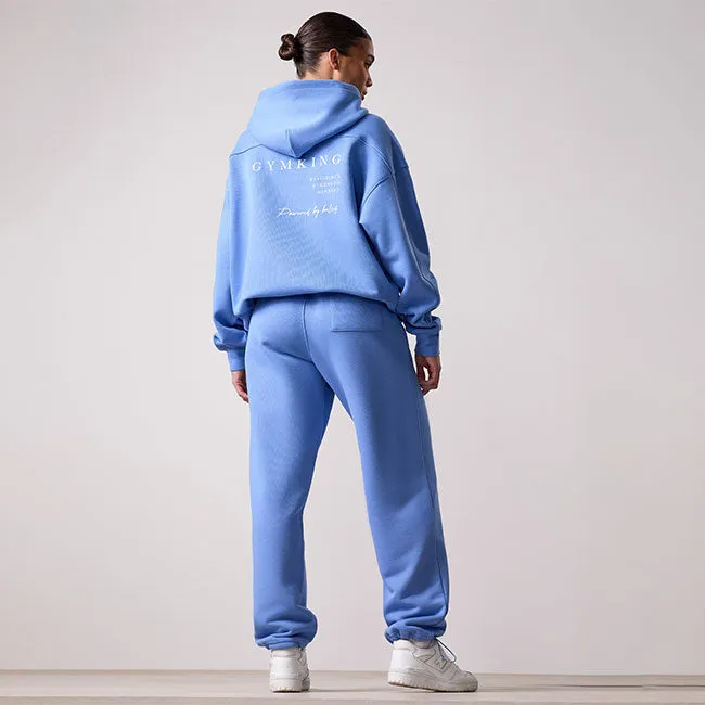 Gym King Define Oversized Hood Tracksuit - Iris Blue sold by The Gym King product image thumbnail 2