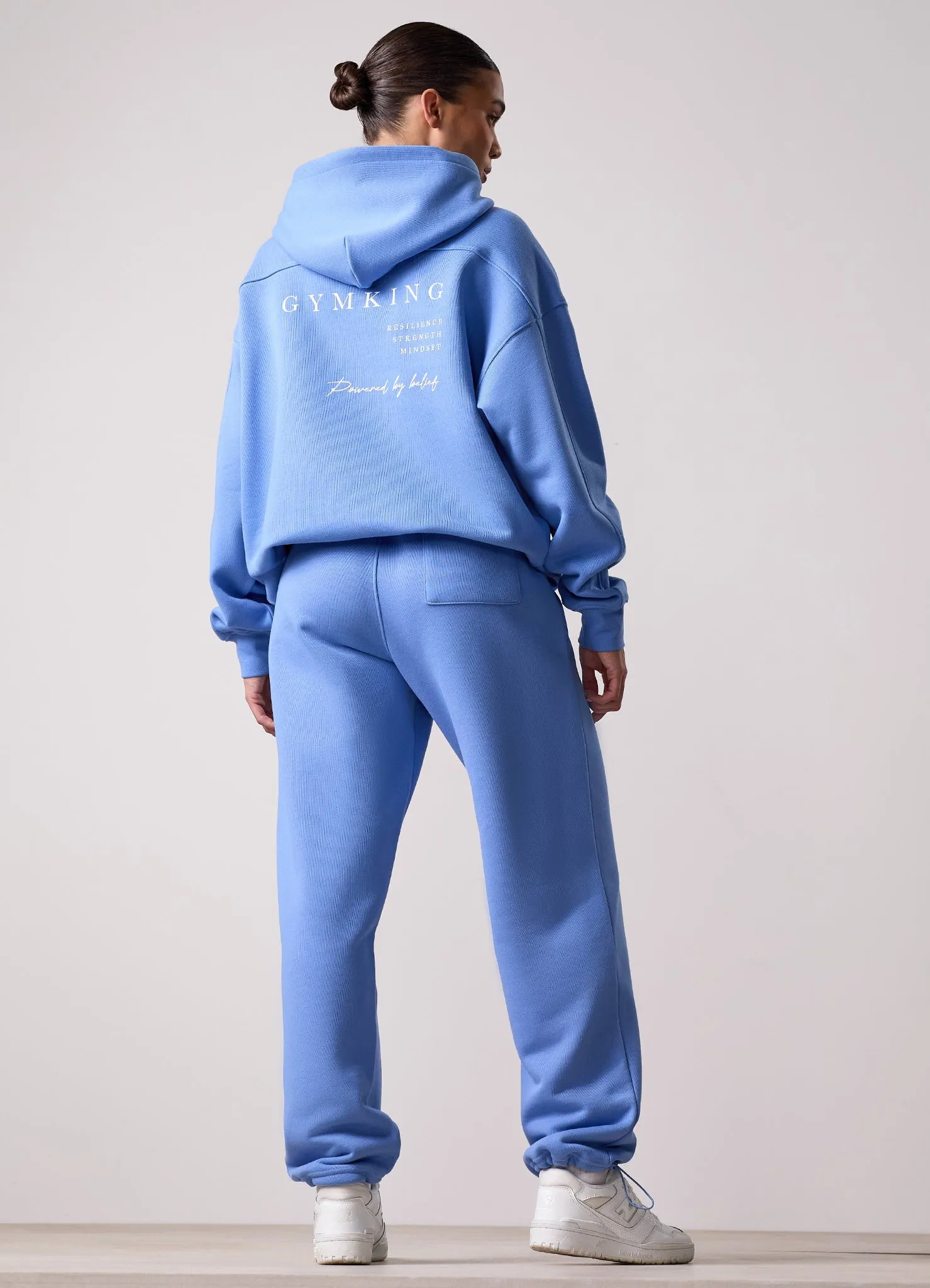 Gym King Define Oversized Hood Tracksuit - Iris Blue sold by The Gym King