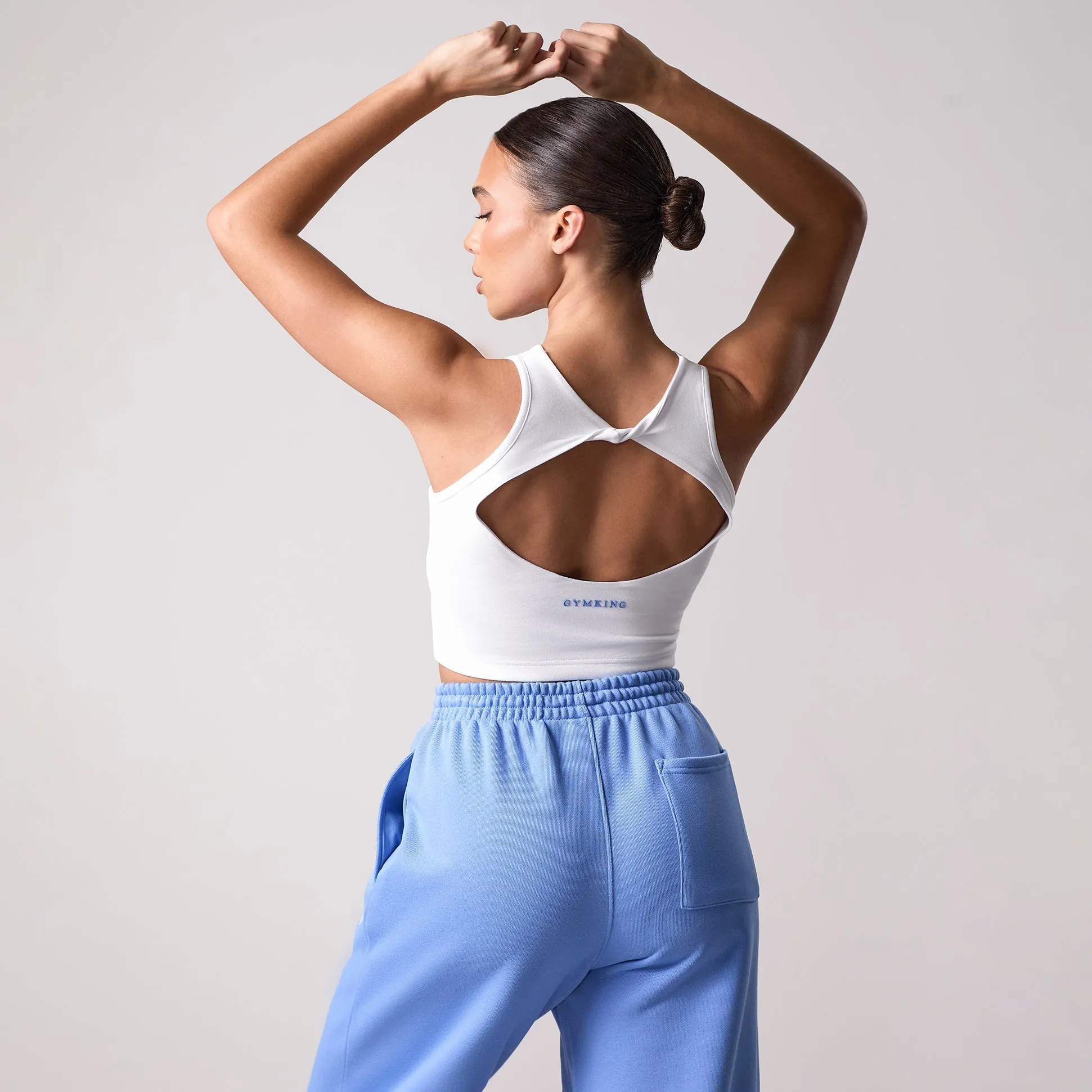 Gym King Define Open Back Vest - White sold by The Gym King product image thumbnail 2