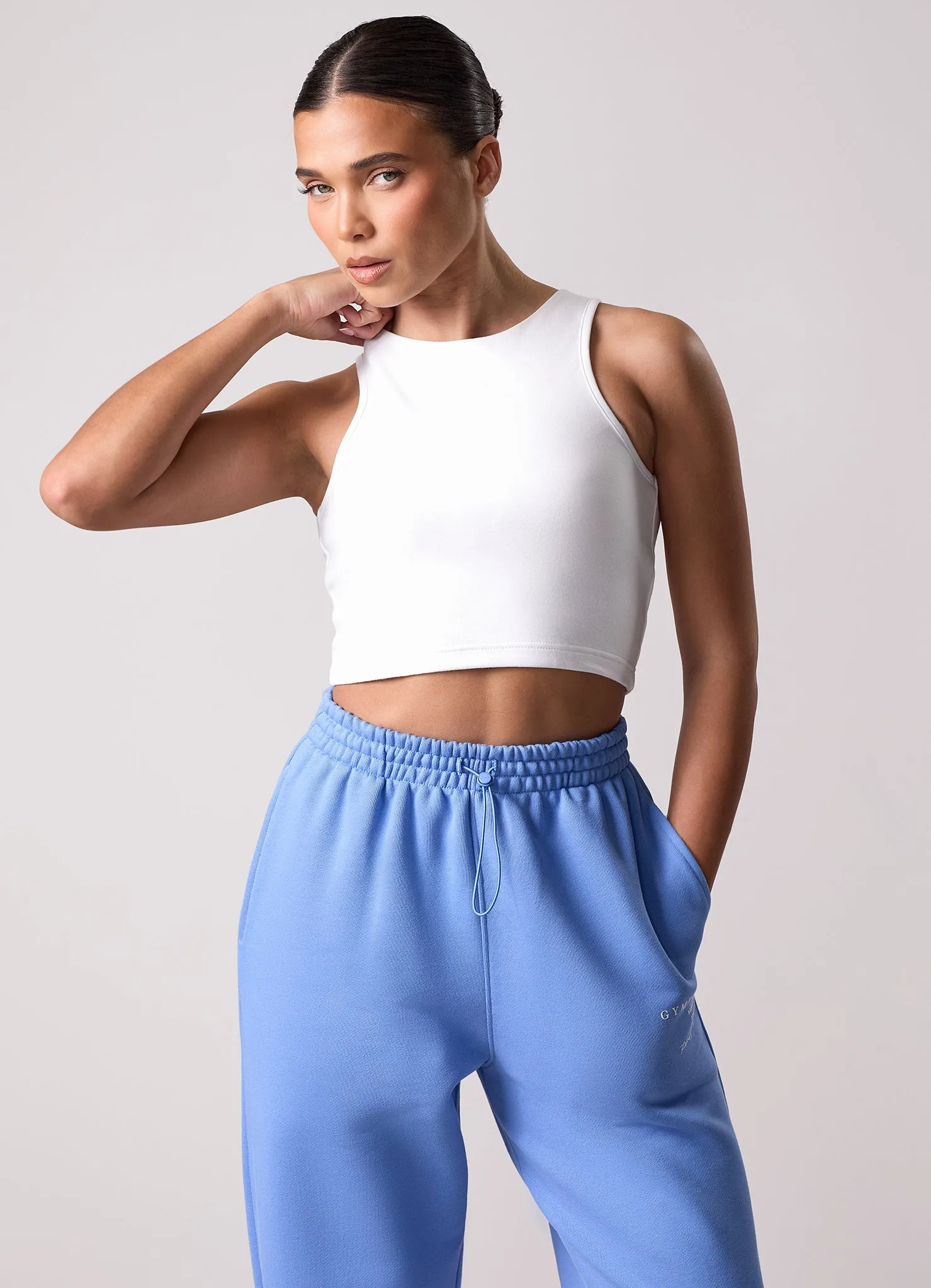 Gym King Define Open Back Vest - White sold by The Gym King product image thumbnail 3