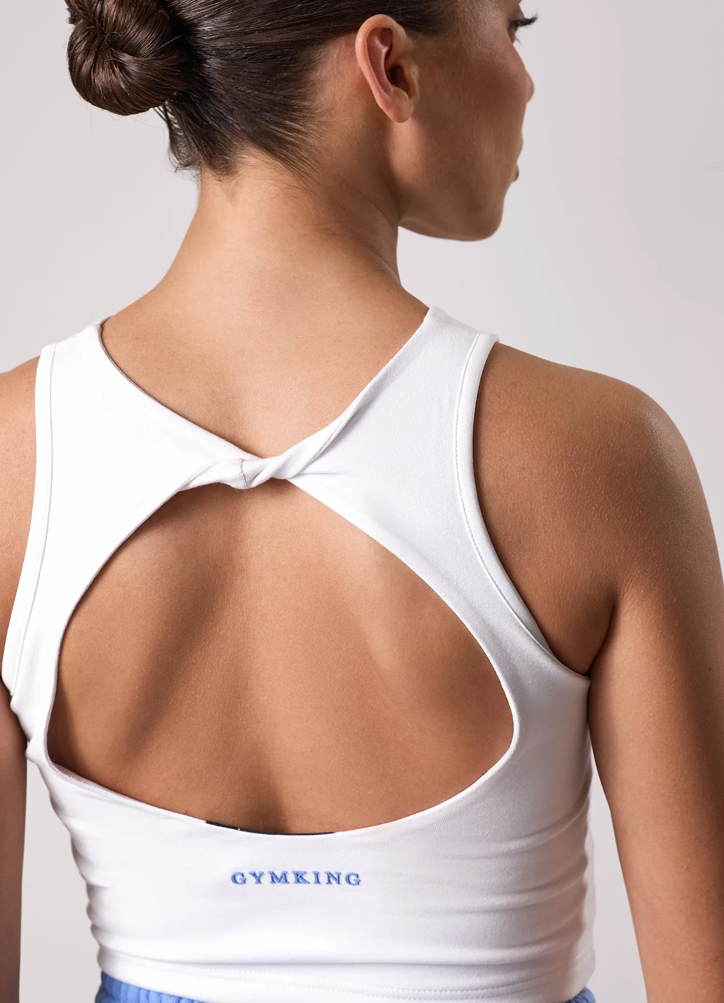 Gym King Define Open Back Vest - White sold by The Gym King product image thumbnail 5