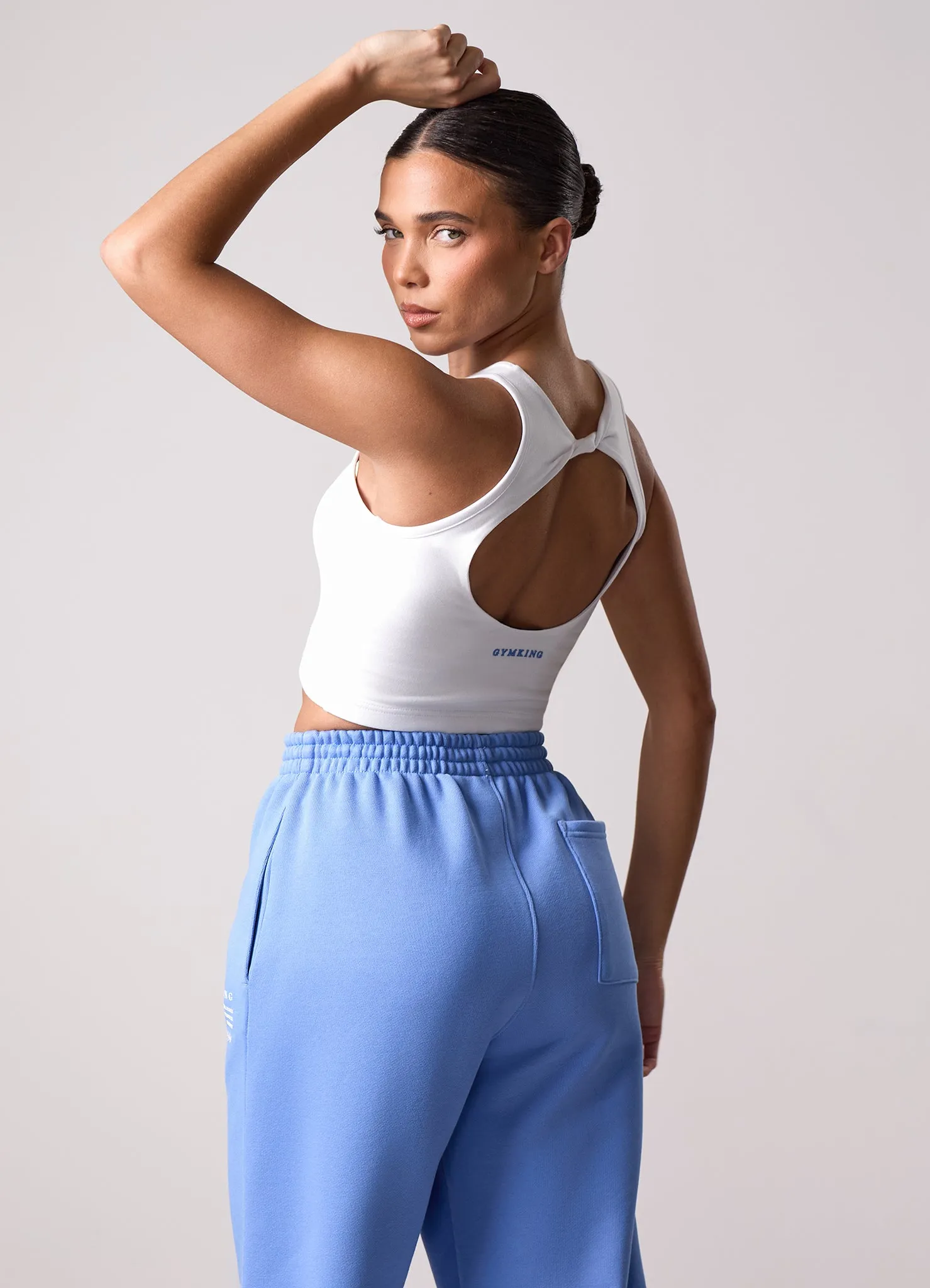 Gym King Define Open Back Vest - White sold by The Gym King product image thumbnail 4