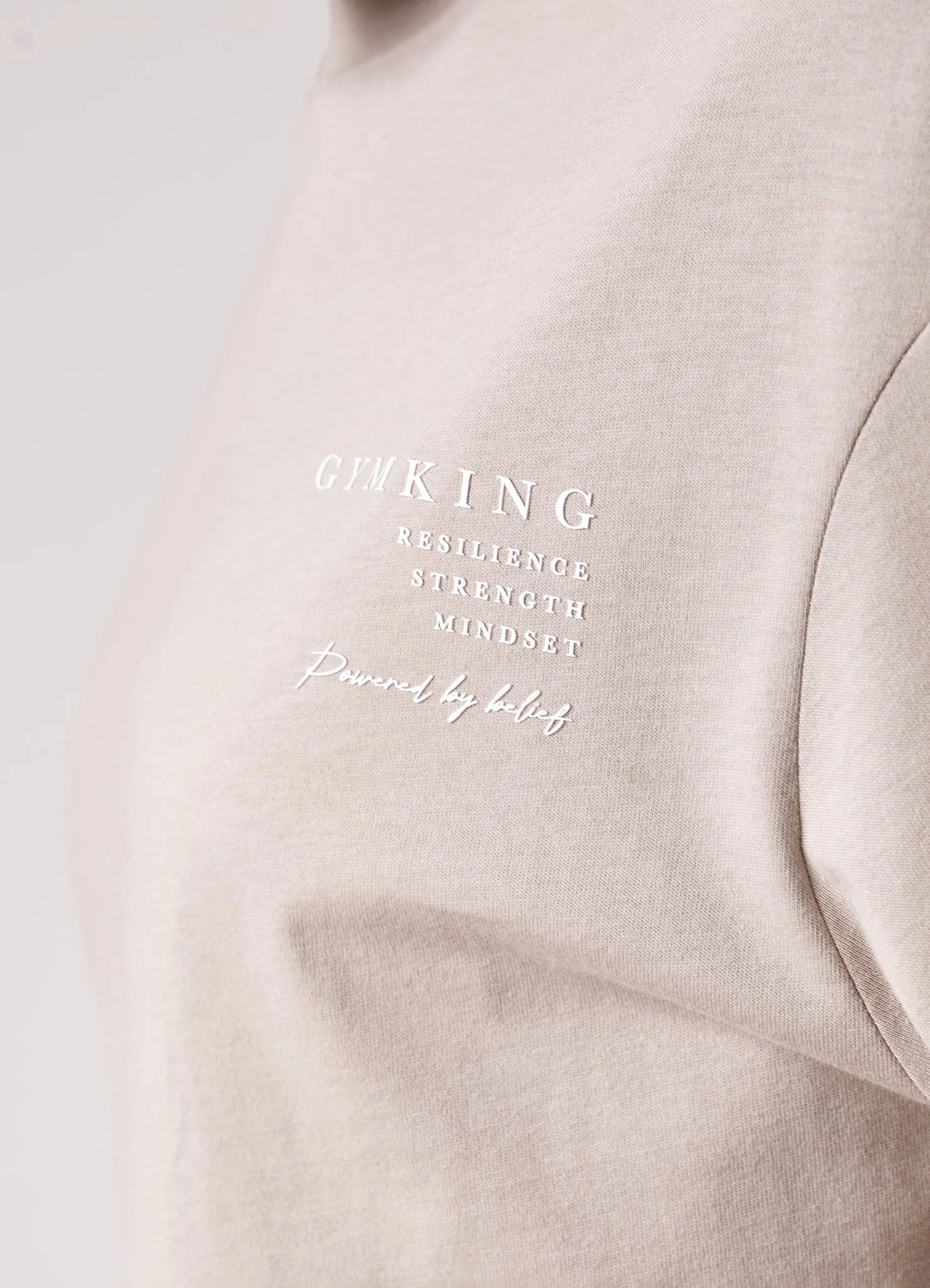 Gym King Define Boyfriend Tee - Vanilla Brown sold by The Gym King product image thumbnail 5