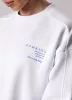 Gym King Define Bungee Hem Crew - White sold by The Gym King