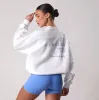 Gym King Define Bungee Hem Crew - White sold by The Gym King