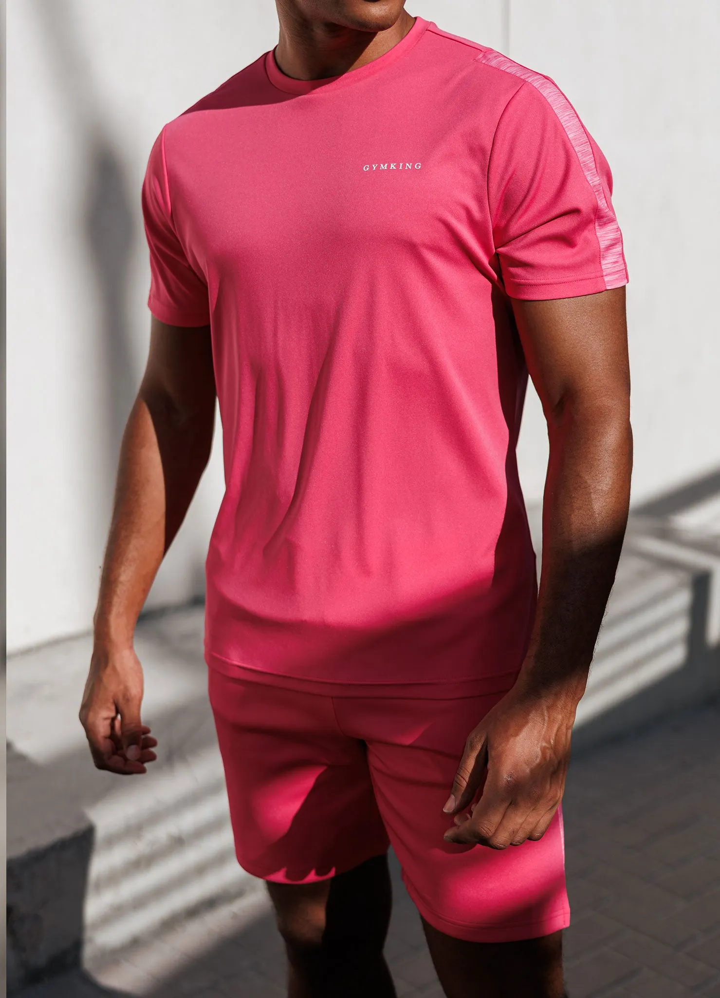 Gym King Core Plus Poly 2.0 Tee - Pink sold by The Gym King product image thumbnail 4