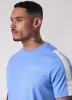 Gym King Core Plus Poly 2.0 Tee - Provence Blue/White sold by The Gym King