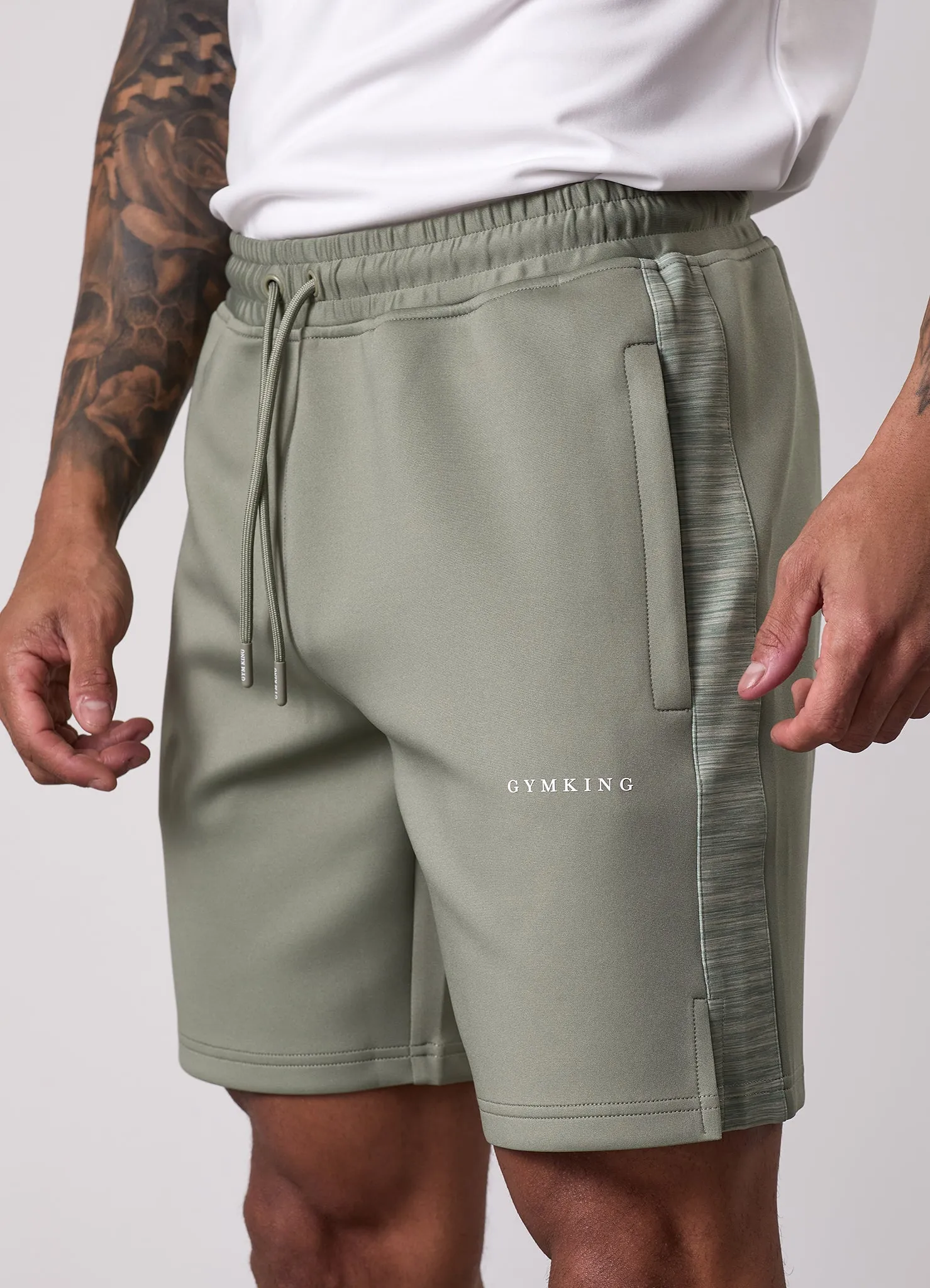 Gym King Core Plus Poly 2.0 Short - Soft Khaki sold by The Gym King product image thumbnail 3