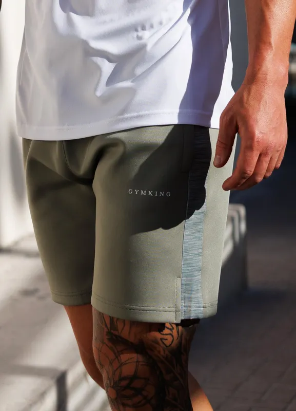 Gym King Core Plus Poly 2.0 Short - Soft Khaki sold by The Gym King