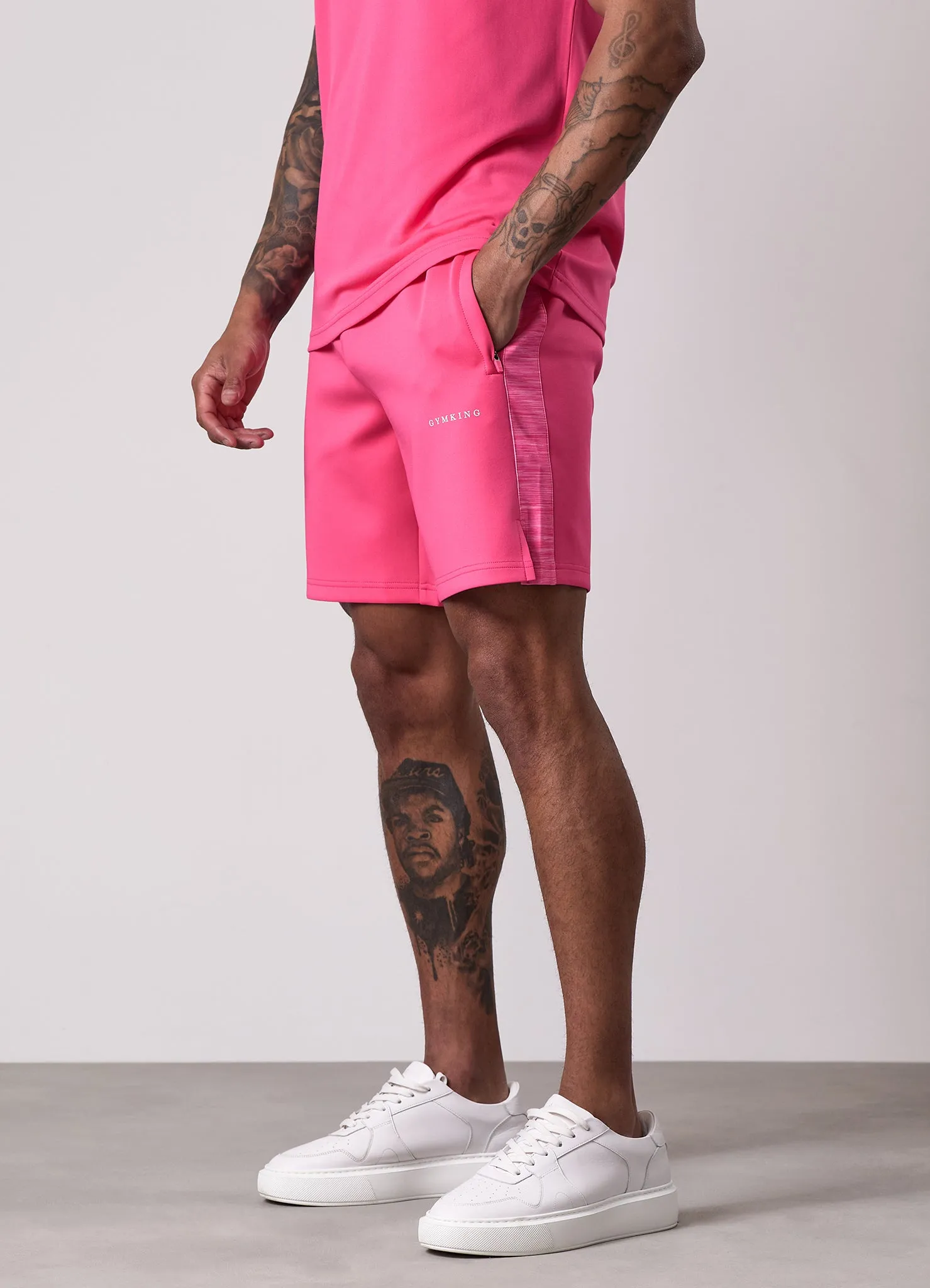Gym King Core Plus Poly 2.0 Short - Pink sold by The Gym King product image thumbnail 5