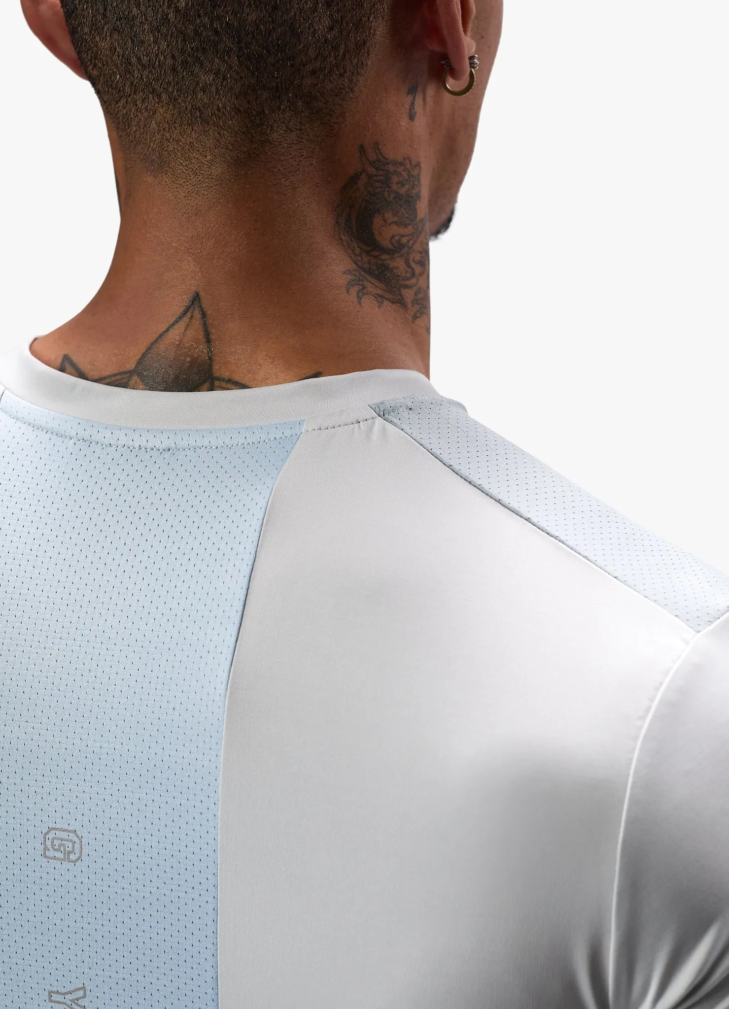 Gym King React Tee - Light Grey sold by The Gym King product image thumbnail 4