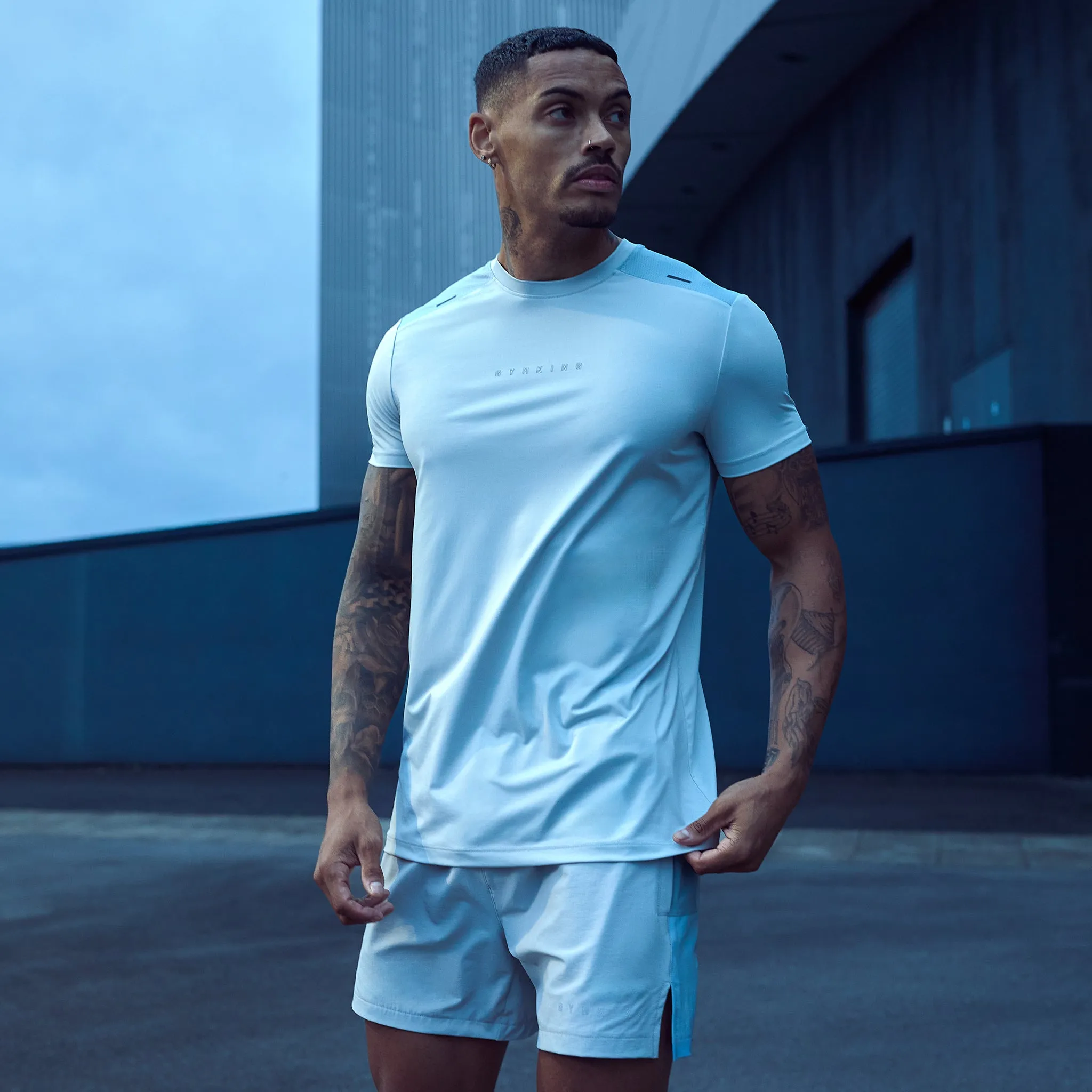 Gym King React Tee - Light Grey sold by The Gym King product image thumbnail 2