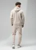 Gym King Fundamental Fleece Tracksuit - Light Stone sold by The Gym King