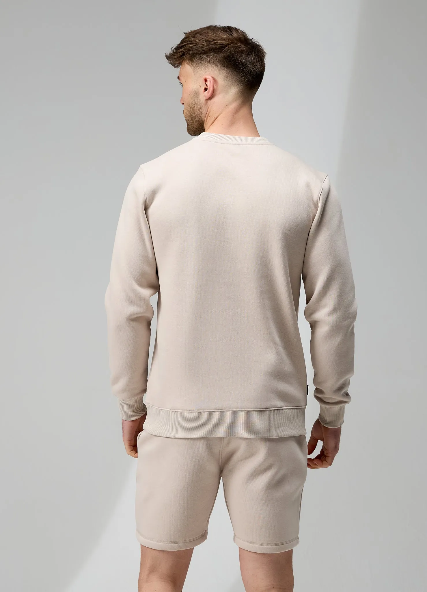 Gym King Fundamental Fleece Crew - Light Stone sold by The Gym King product image thumbnail 3