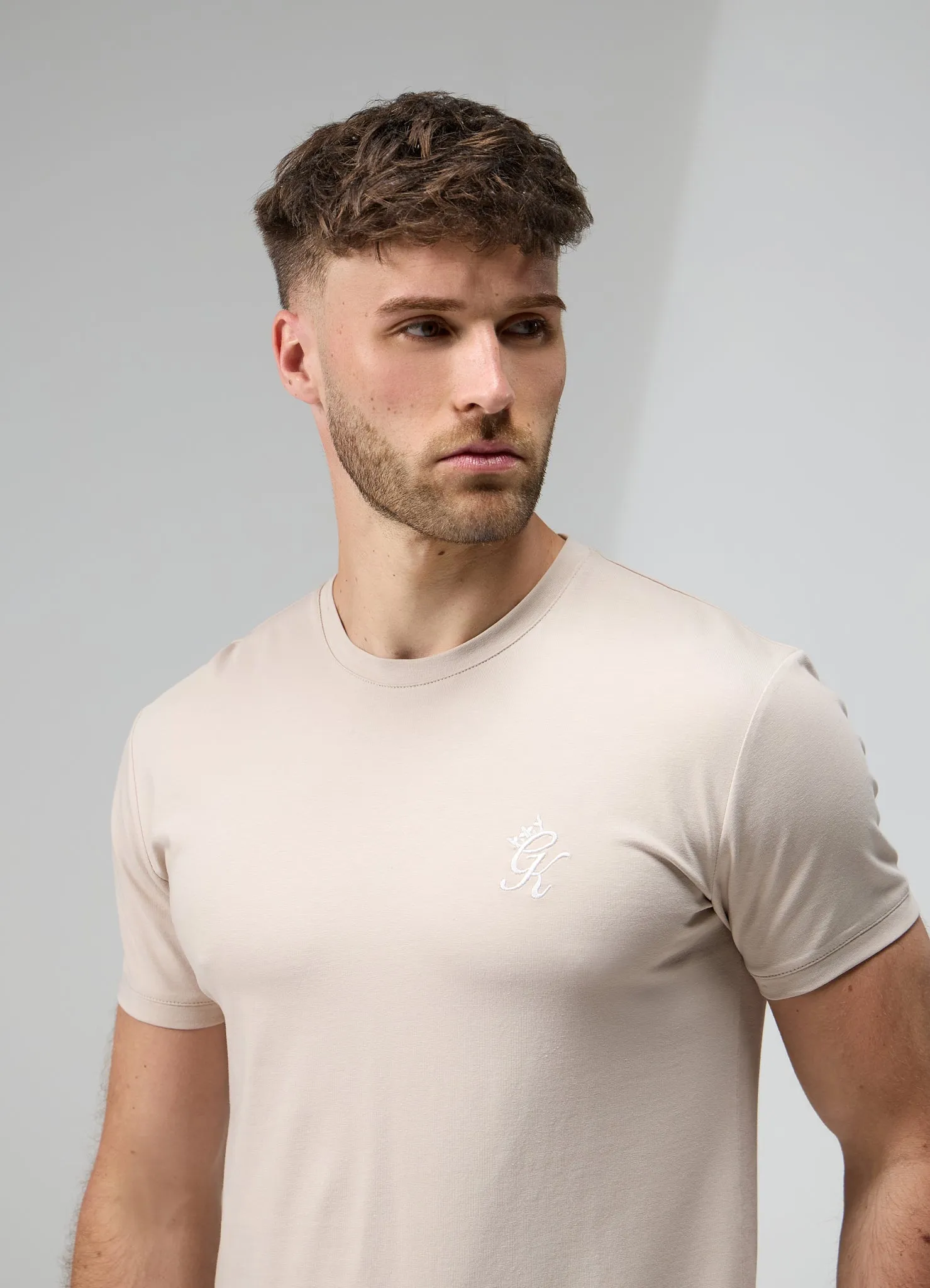 Gym King Fundamental Jersey Tee - Light Stone sold by The Gym King product image thumbnail 3