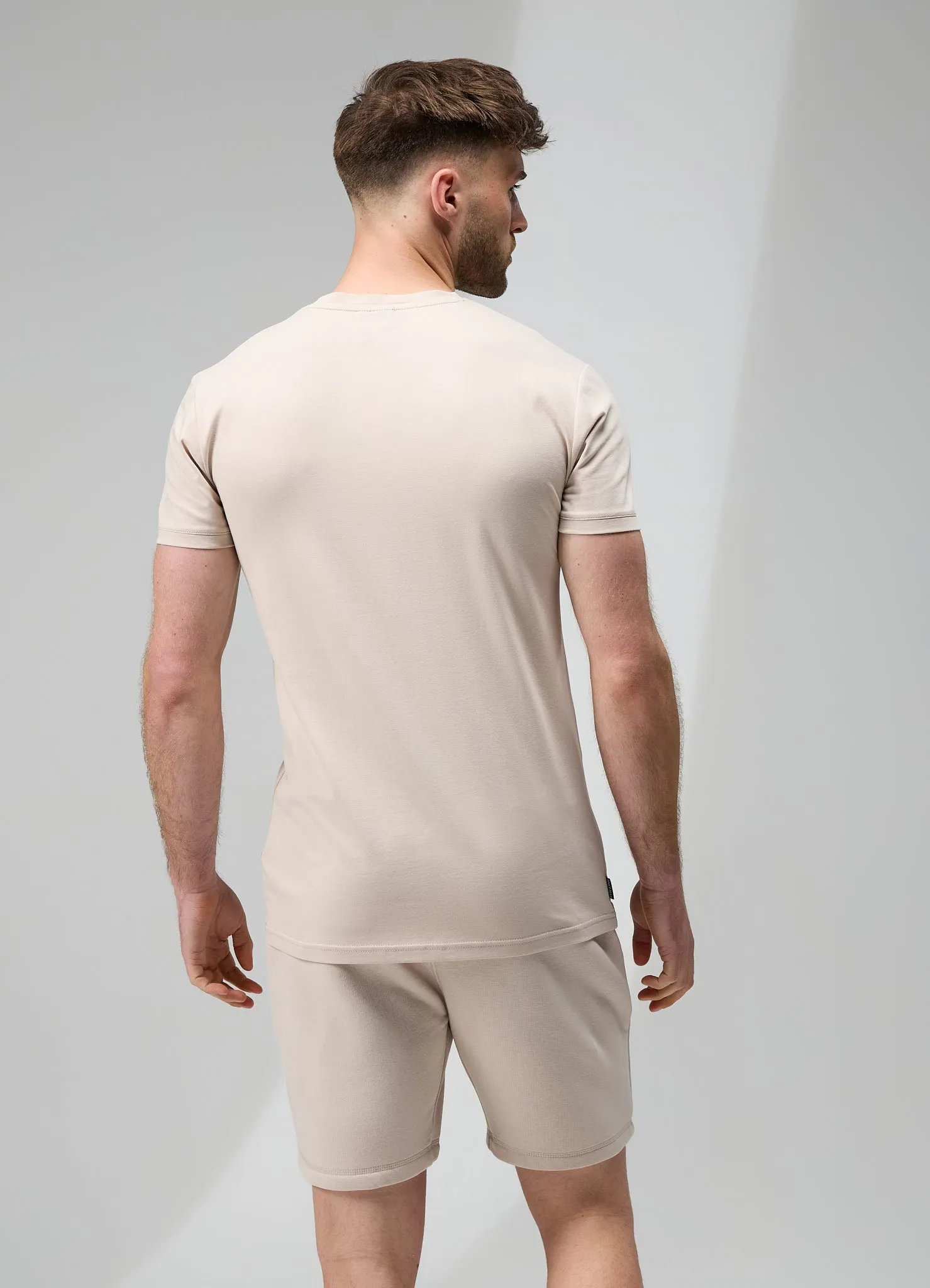 Gym King Fundamental Jersey Tee - Light Stone sold by The Gym King product image thumbnail 5