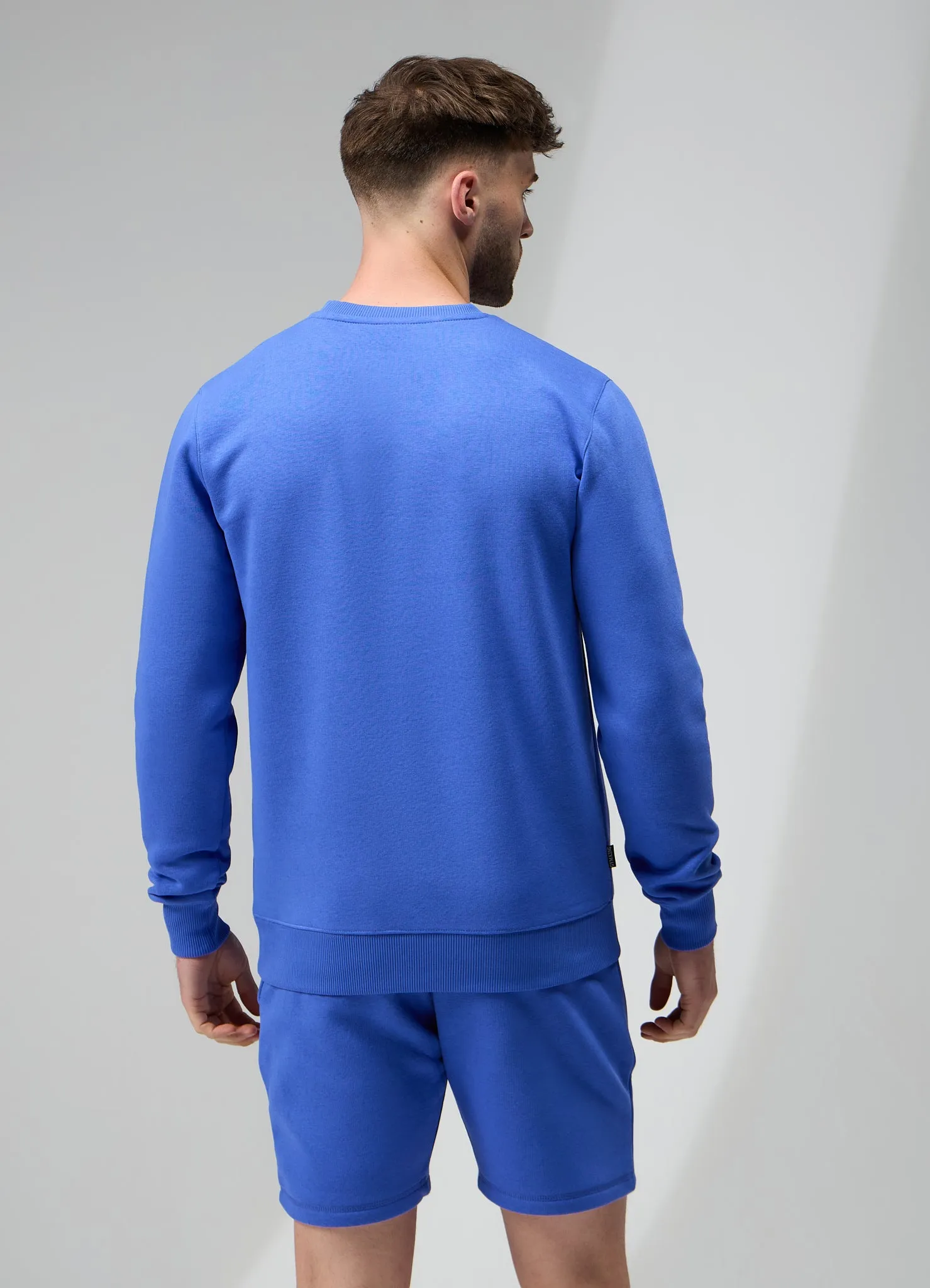 Gym King Fundamental Fleece Crew - Sonic Blue sold by The Gym King product image thumbnail 4