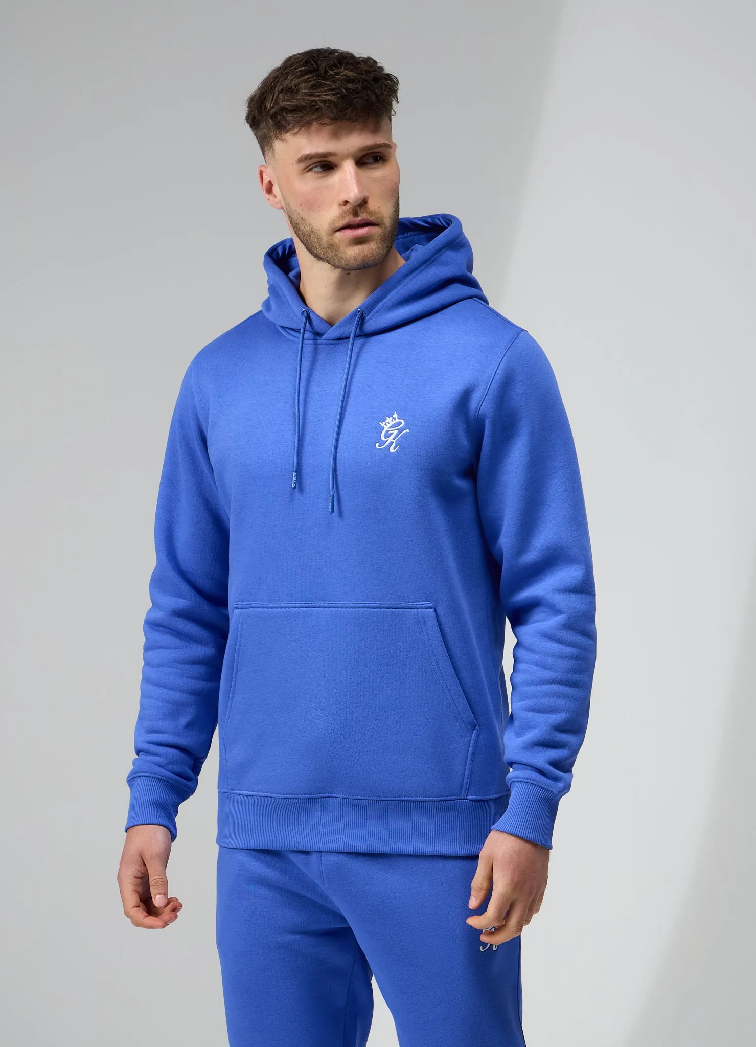 Gym King Fundamental Fleece Hood - Sonic Blue sold by The Gym King