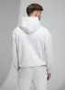 Gym King Established Relaxed Fit Hood - Snow Marl sold by The Gym King