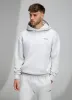 Gym King Established Relaxed Fit Hood - Snow Marl sold by The Gym King